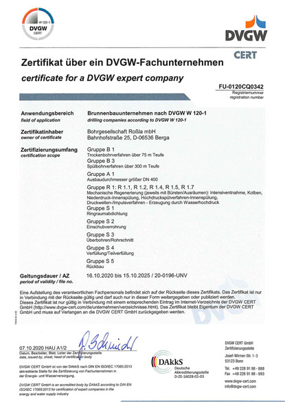 DVGW-Fachunternehmen